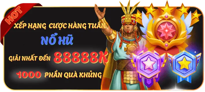 Giao diện trò chơi nổ hũ với chủ đề phiêu lưu săn kho báu
