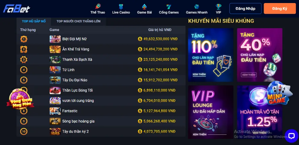 Ứng dụng di động KU Casino 999 tiện lợi
